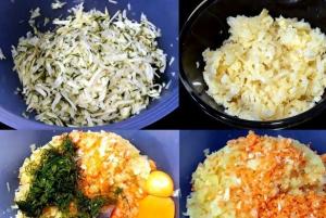 Картопляно-кабачкові котлети на гарнір інгредієнти 2