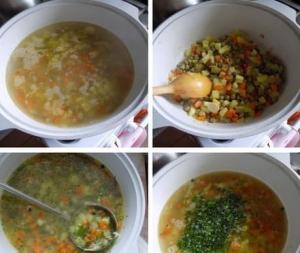 Пісний вермішелевий суп з горошком інгредієнти 3