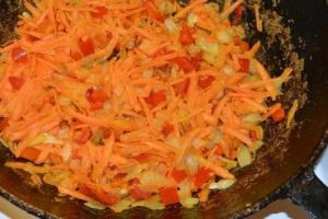 Рис з овочами в томатному соусі інгредієнти 4