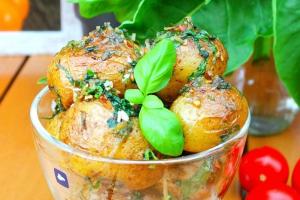 Ароматна картопля з базиліком інгредієнти 1