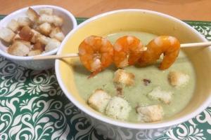Крем-суп з брокколі з креветками інгредієнти 1