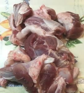 Смажене м'ясо зі свинячої рульки як приготувати 2