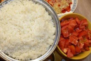 Рис з овочами в томатному соусі інгредієнти 2