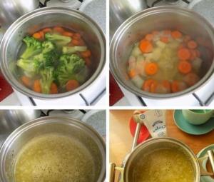 Дієтичний суп-пюре з брокколі інгредієнти 2