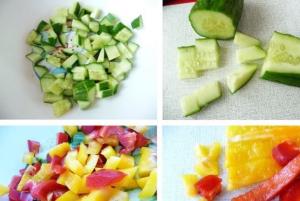 Овочевий салат з гречкою інгредієнти 2