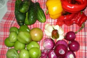 Закарпатський салат "Утилізація врожаю" інгредієнти 2