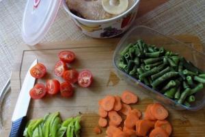 Курячі ніжки з овочами і прянощами як приготувати 3