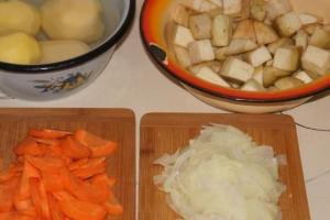 Телятина з овочами в духовці інгредієнти 4