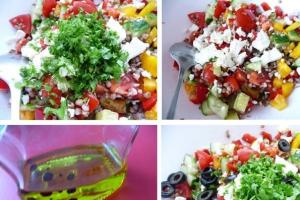 Овочевий салат з гречкою інгредієнти 4