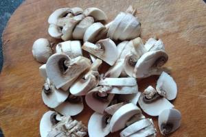 Мацова запіканка з грибами інгредієнти 5
