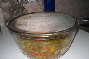 Закарпатський салат "Утилізація врожаю" інгредієнти 6